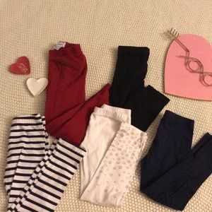 Bundle of five old navy leggings EUC